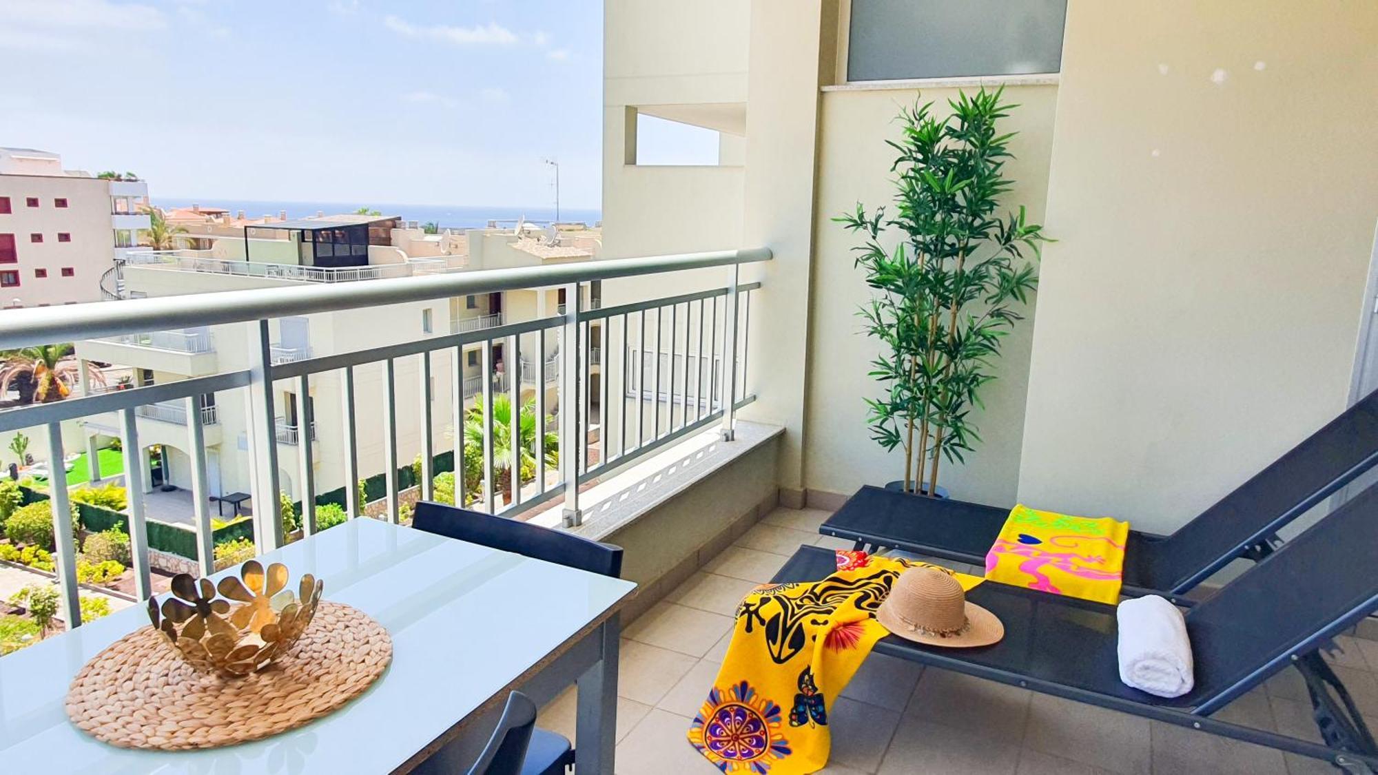 Terraza Sea & Sun Apartment Palm-mar Luaran gambar